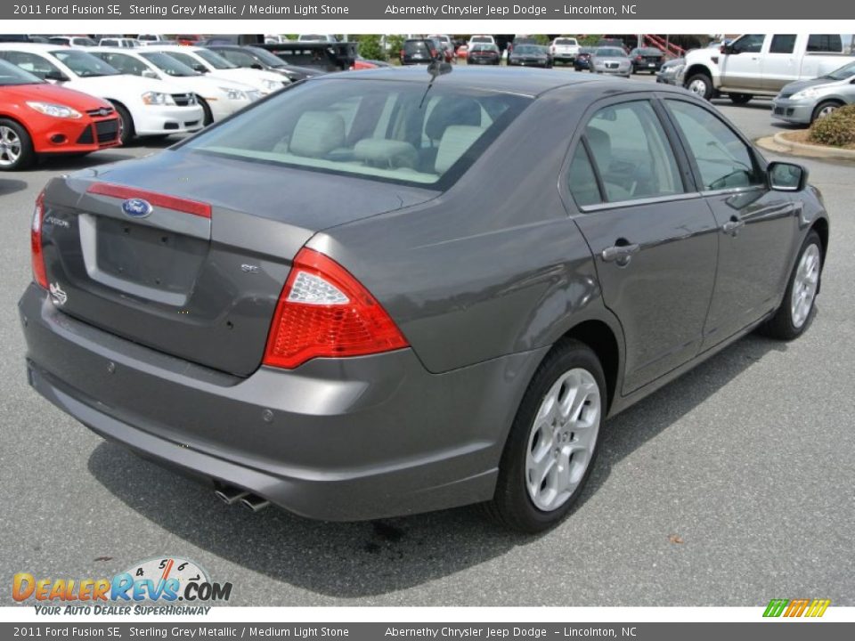 2011 Ford Fusion SE Sterling Grey Metallic / Medium Light Stone Photo #5