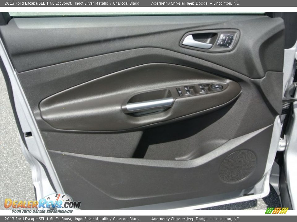 2013 Ford Escape SEL 1.6L EcoBoost Ingot Silver Metallic / Charcoal Black Photo #10
