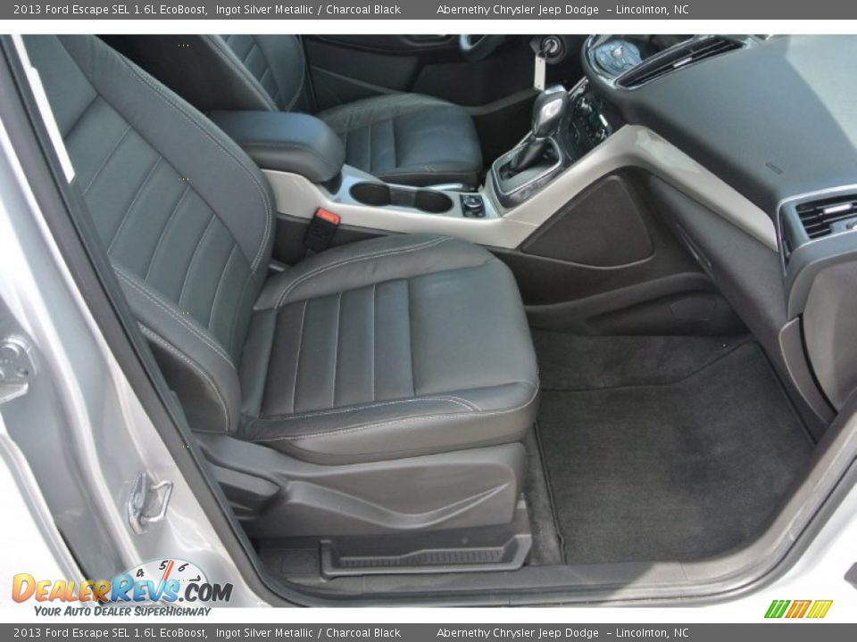2013 Ford Escape SEL 1.6L EcoBoost Ingot Silver Metallic / Charcoal Black Photo #21