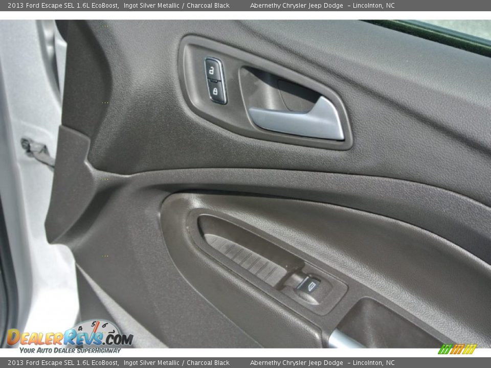 2013 Ford Escape SEL 1.6L EcoBoost Ingot Silver Metallic / Charcoal Black Photo #23