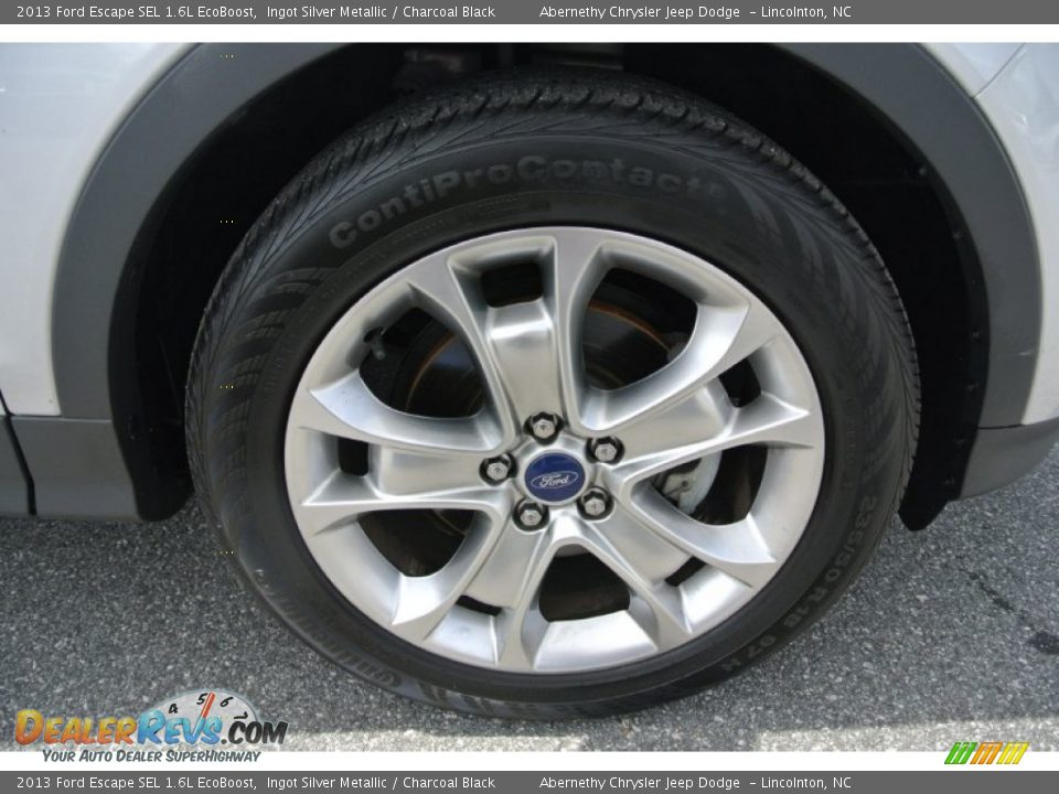 2013 Ford Escape SEL 1.6L EcoBoost Ingot Silver Metallic / Charcoal Black Photo #24