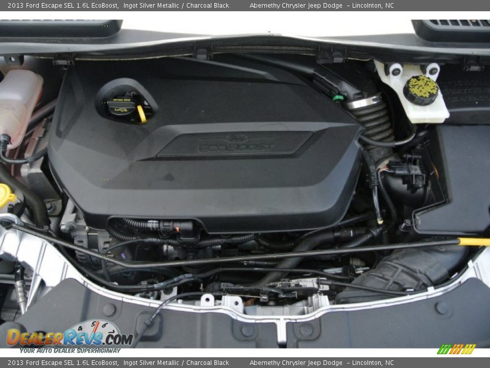 2013 Ford Escape SEL 1.6L EcoBoost Ingot Silver Metallic / Charcoal Black Photo #25
