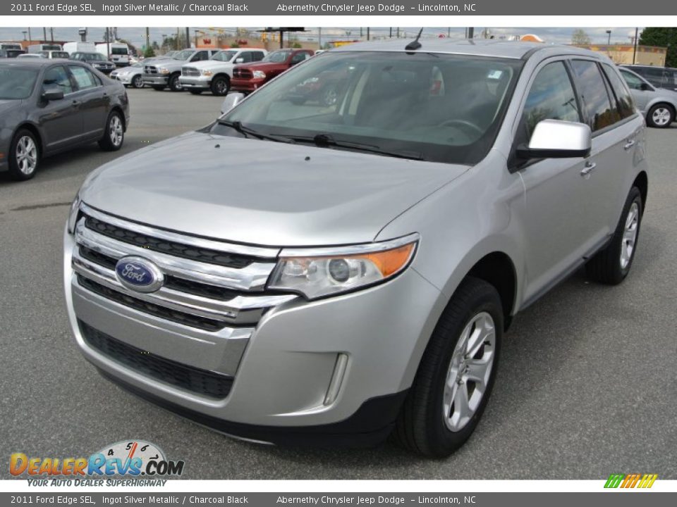 2011 Ford Edge SEL Ingot Silver Metallic / Charcoal Black Photo #1