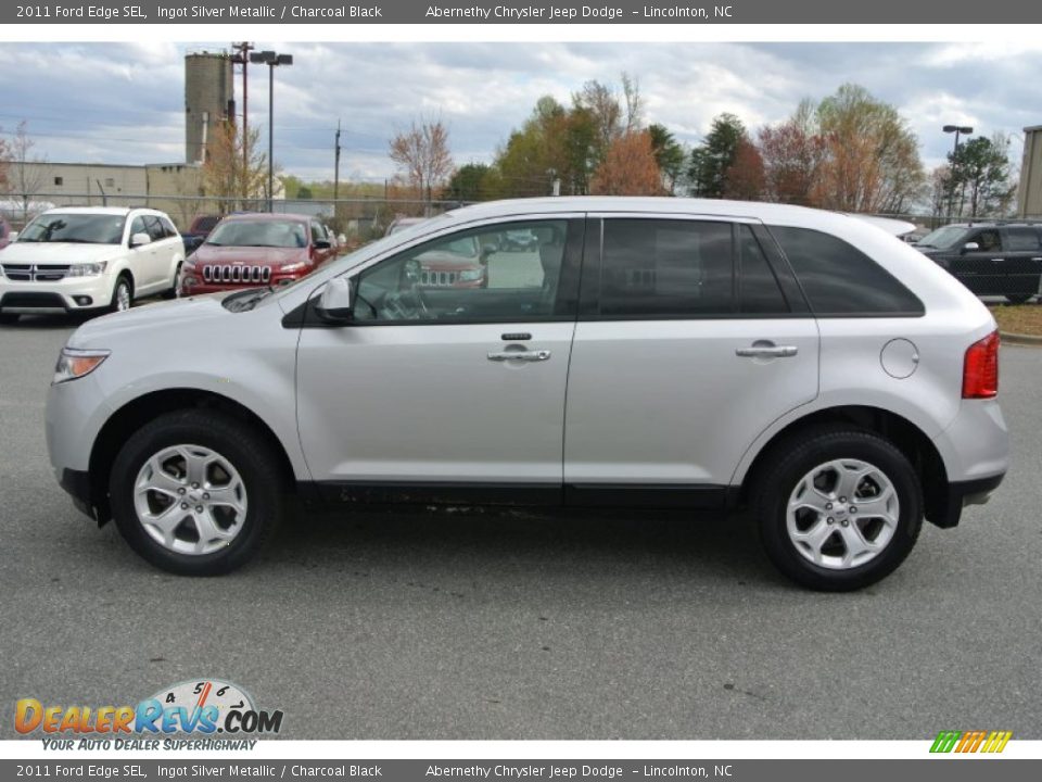 2011 Ford Edge SEL Ingot Silver Metallic / Charcoal Black Photo #3