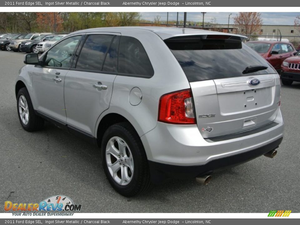 2011 Ford Edge SEL Ingot Silver Metallic / Charcoal Black Photo #4