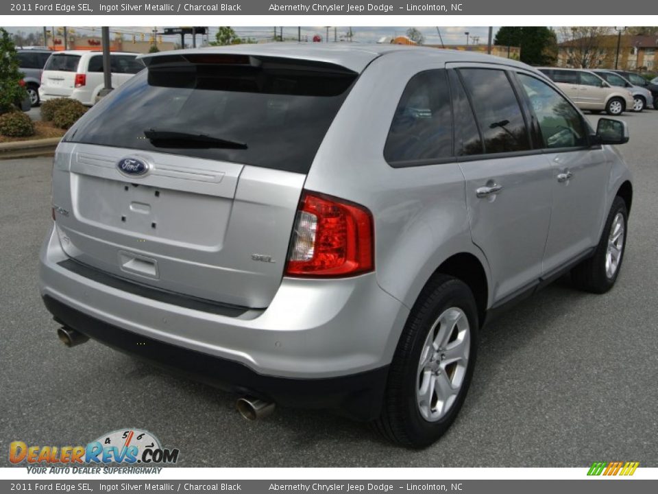 2011 Ford Edge SEL Ingot Silver Metallic / Charcoal Black Photo #5