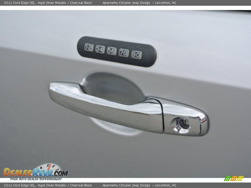 2011 Ford Edge SEL Ingot Silver Metallic / Charcoal Black Photo #7