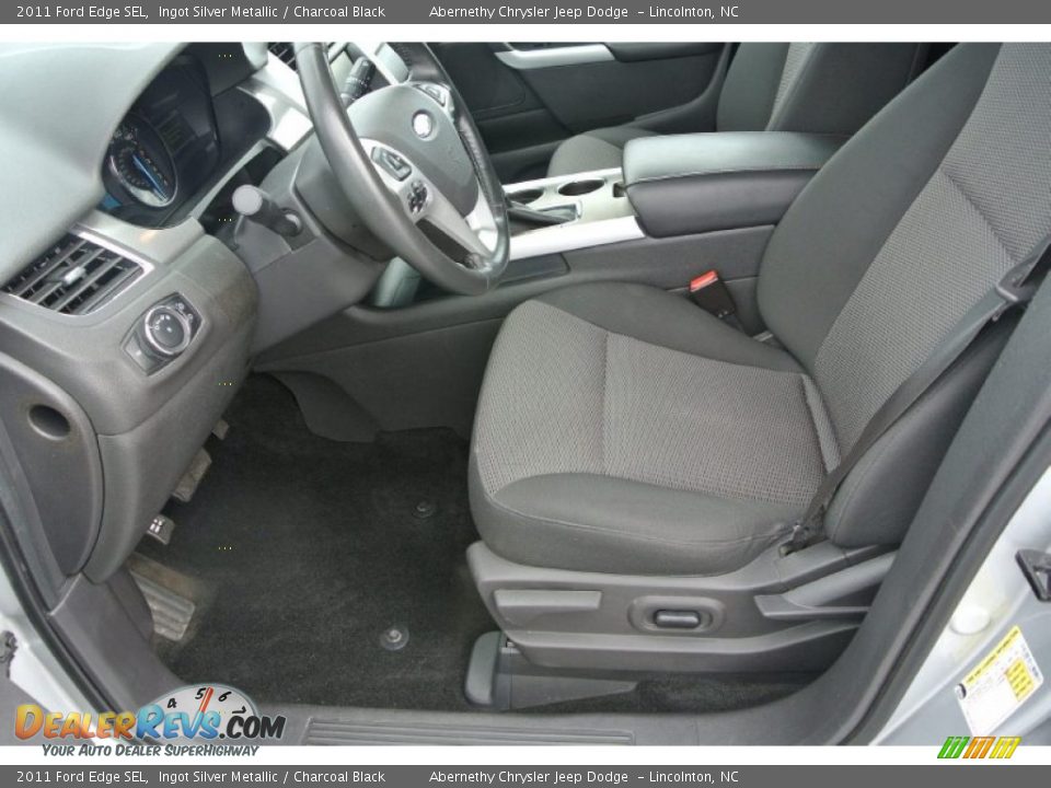 2011 Ford Edge SEL Ingot Silver Metallic / Charcoal Black Photo #9