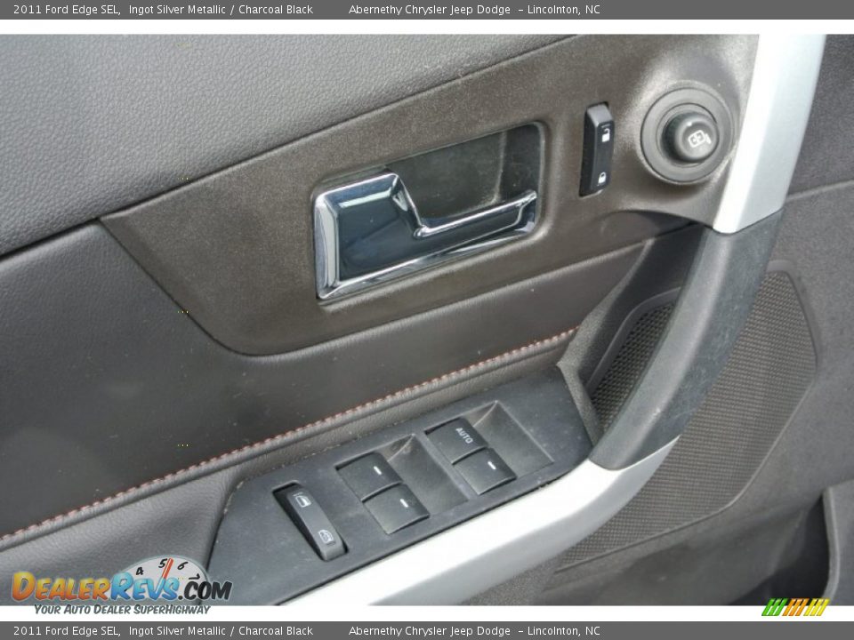 2011 Ford Edge SEL Ingot Silver Metallic / Charcoal Black Photo #12