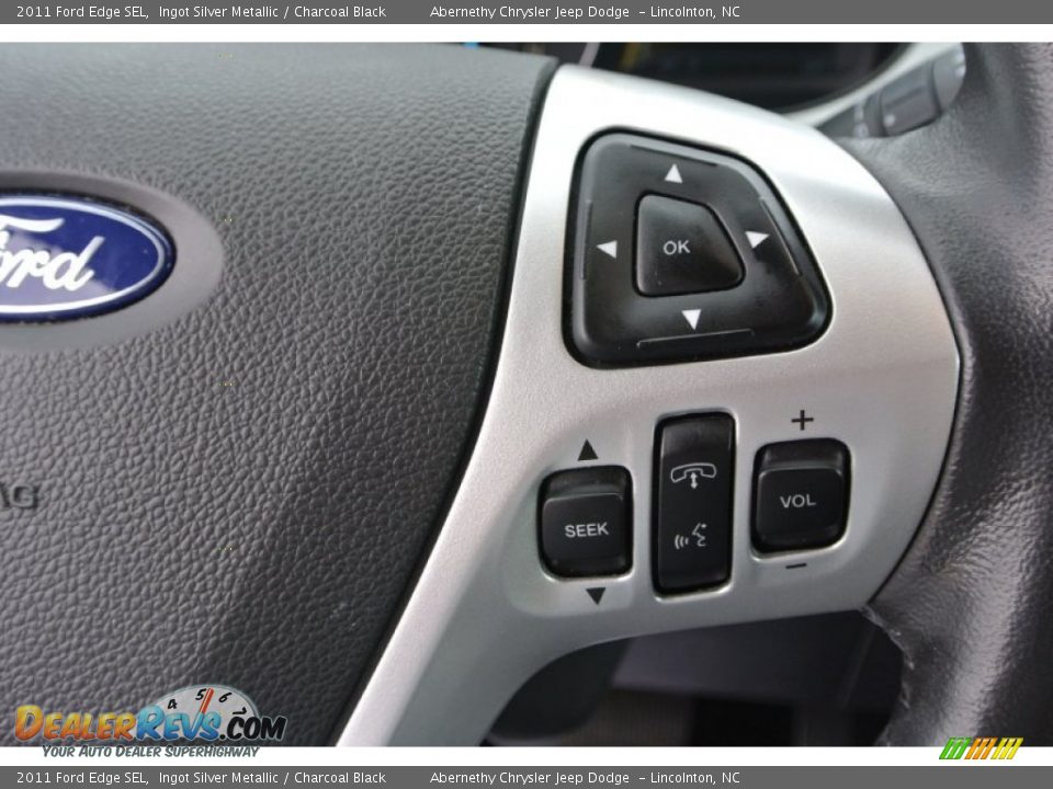 2011 Ford Edge SEL Ingot Silver Metallic / Charcoal Black Photo #19