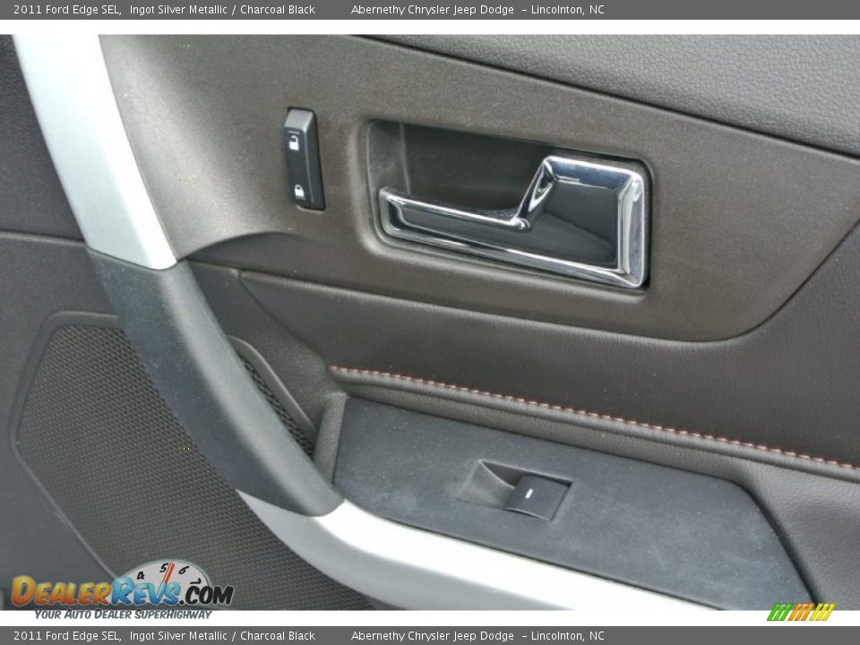 2011 Ford Edge SEL Ingot Silver Metallic / Charcoal Black Photo #27