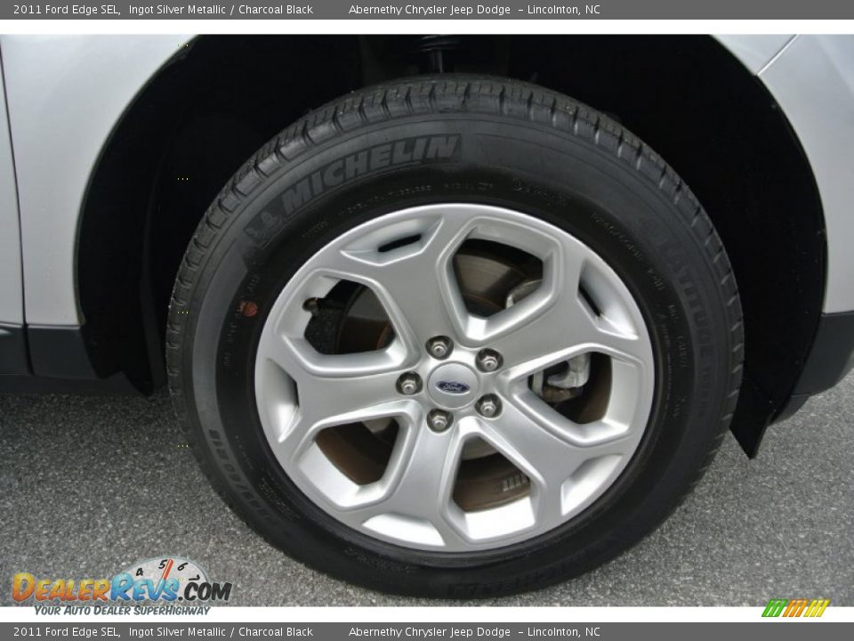 2011 Ford Edge SEL Ingot Silver Metallic / Charcoal Black Photo #28