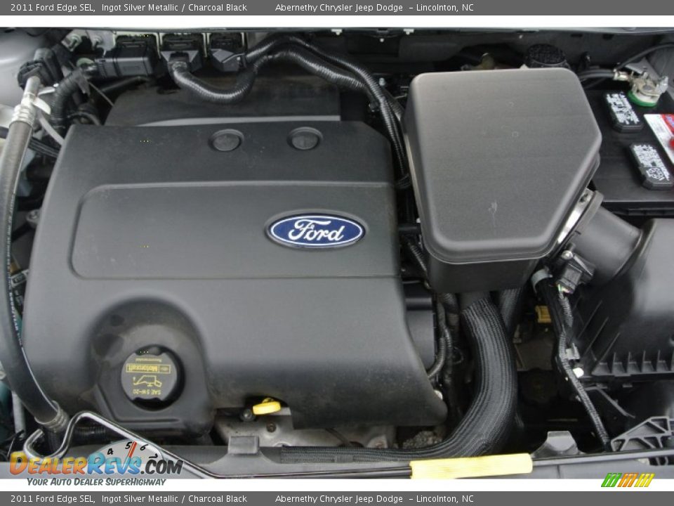 2011 Ford Edge SEL Ingot Silver Metallic / Charcoal Black Photo #29