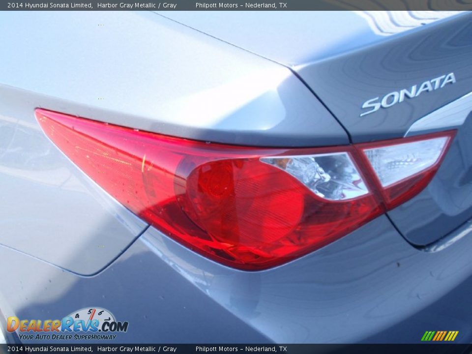 2014 Hyundai Sonata Limited Harbor Gray Metallic / Gray Photo #13