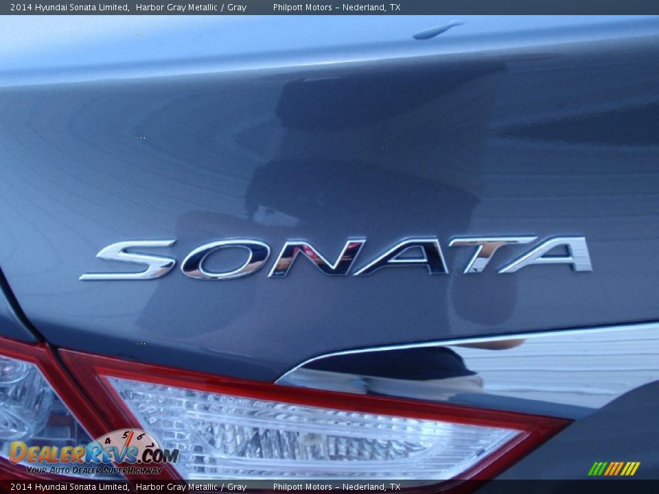 2014 Hyundai Sonata Limited Harbor Gray Metallic / Gray Photo #14