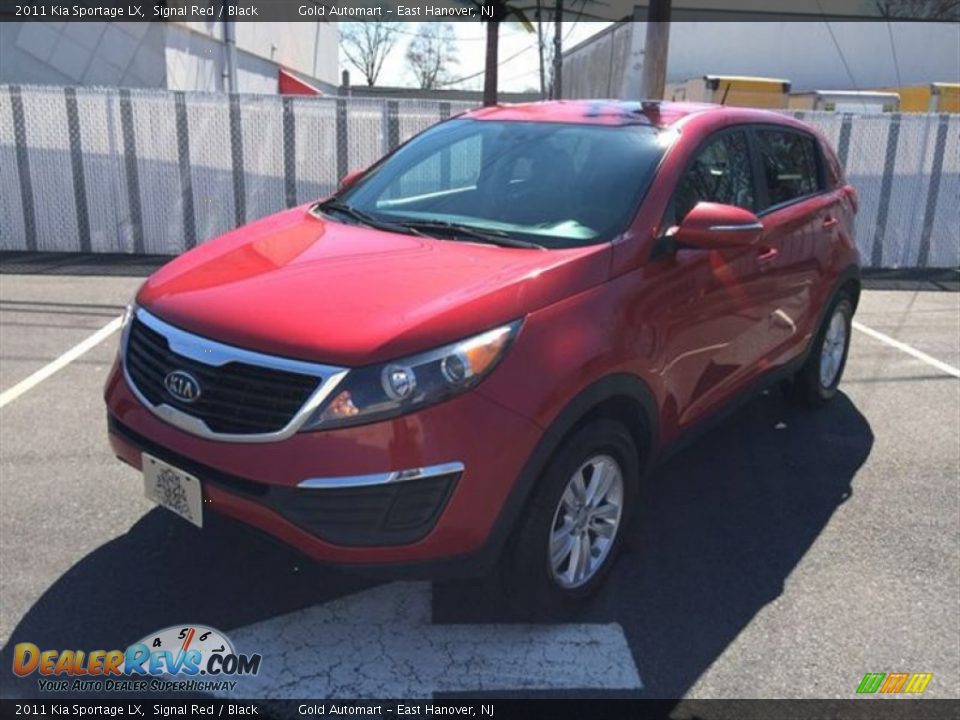 2011 Kia Sportage LX Signal Red / Black Photo #1