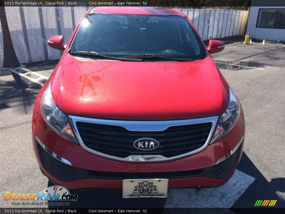2011 Kia Sportage LX Signal Red / Black Photo #2