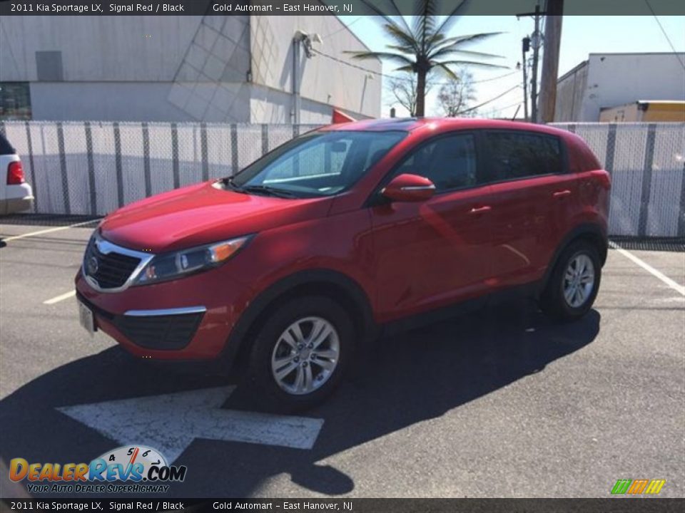 2011 Kia Sportage LX Signal Red / Black Photo #3