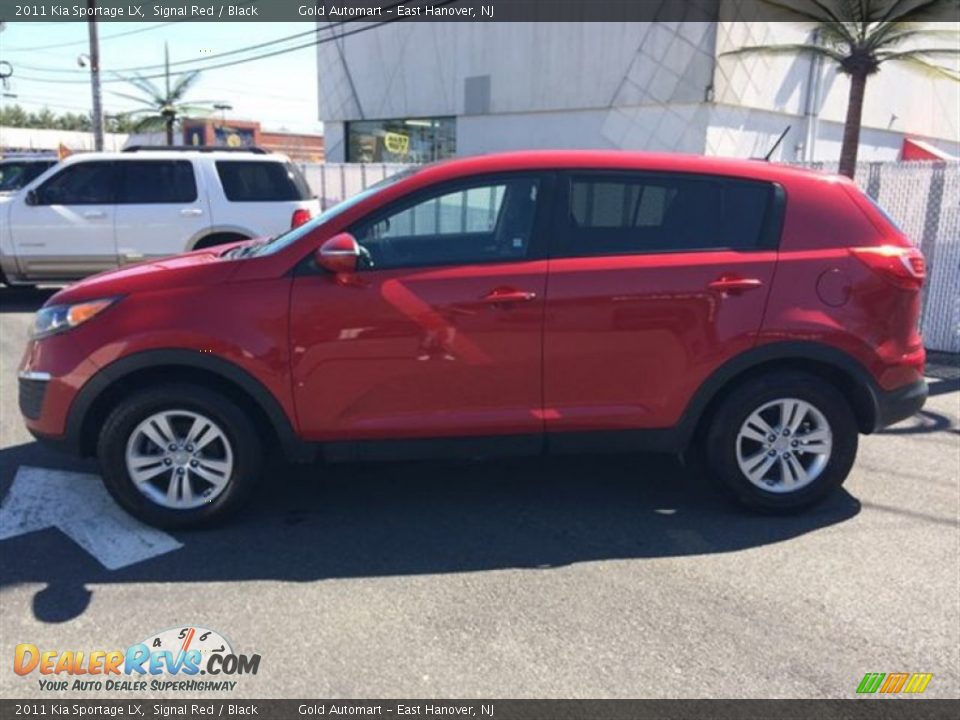 2011 Kia Sportage LX Signal Red / Black Photo #4