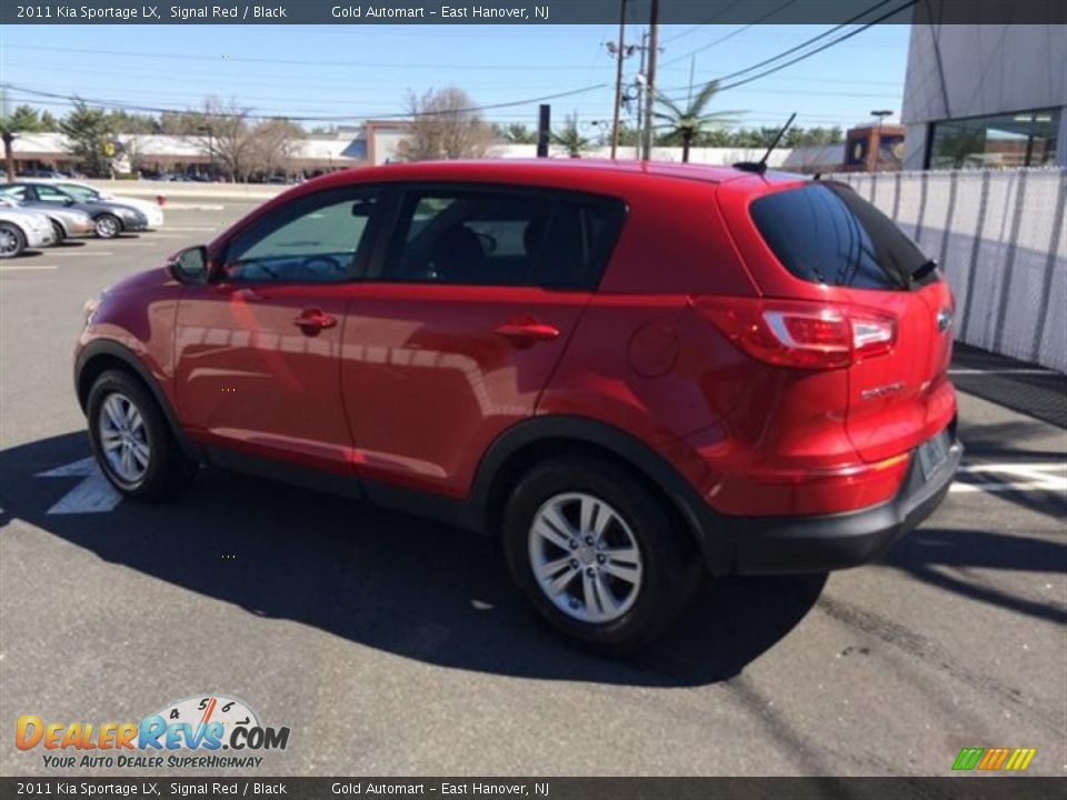 2011 Kia Sportage LX Signal Red / Black Photo #5