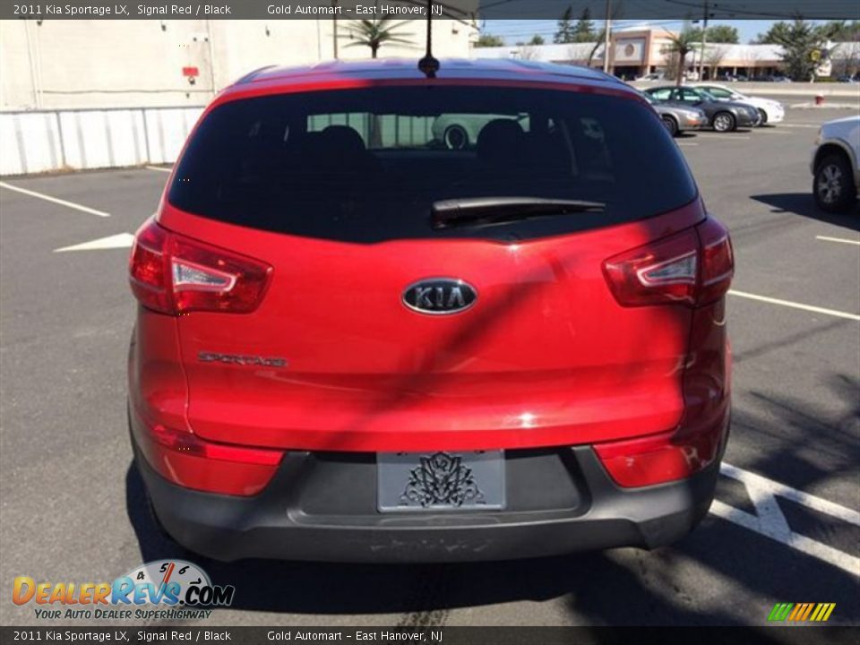 2011 Kia Sportage LX Signal Red / Black Photo #6