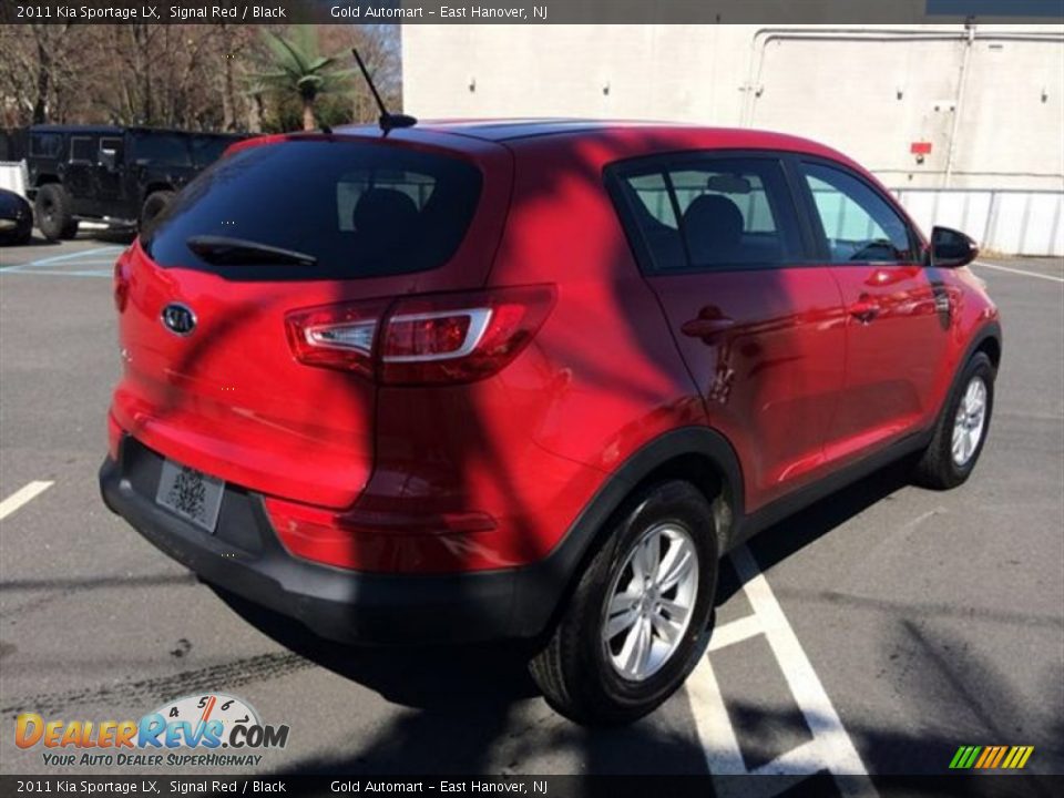 2011 Kia Sportage LX Signal Red / Black Photo #7