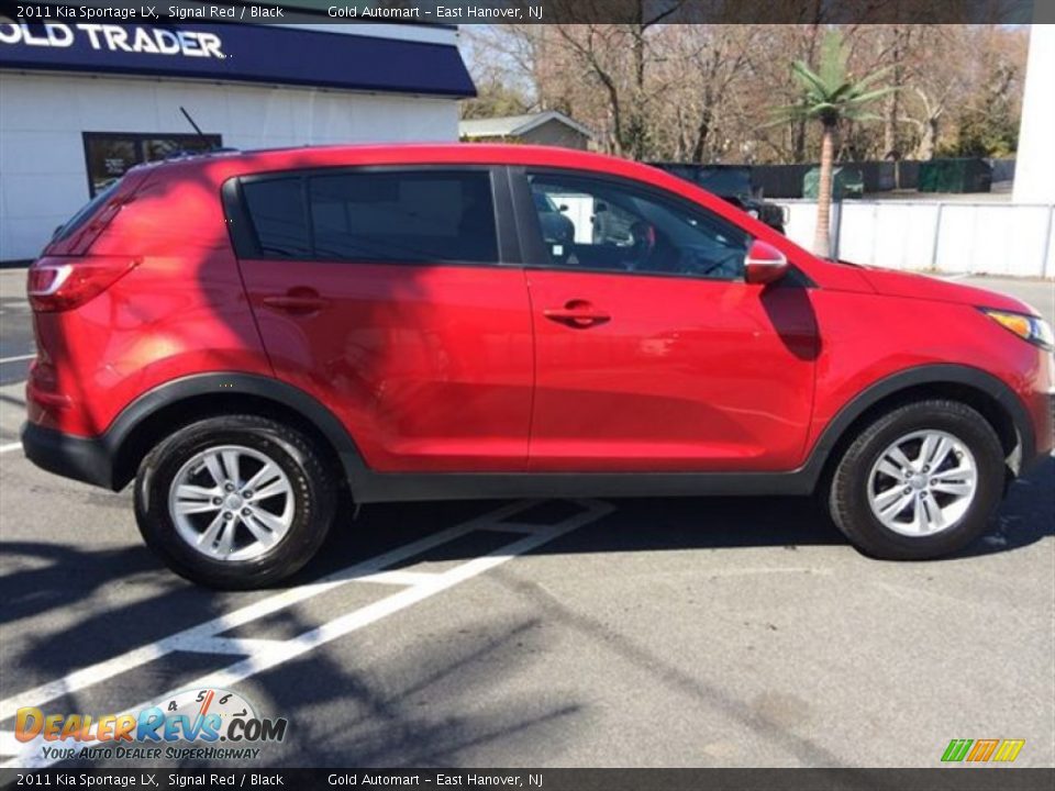 2011 Kia Sportage LX Signal Red / Black Photo #9