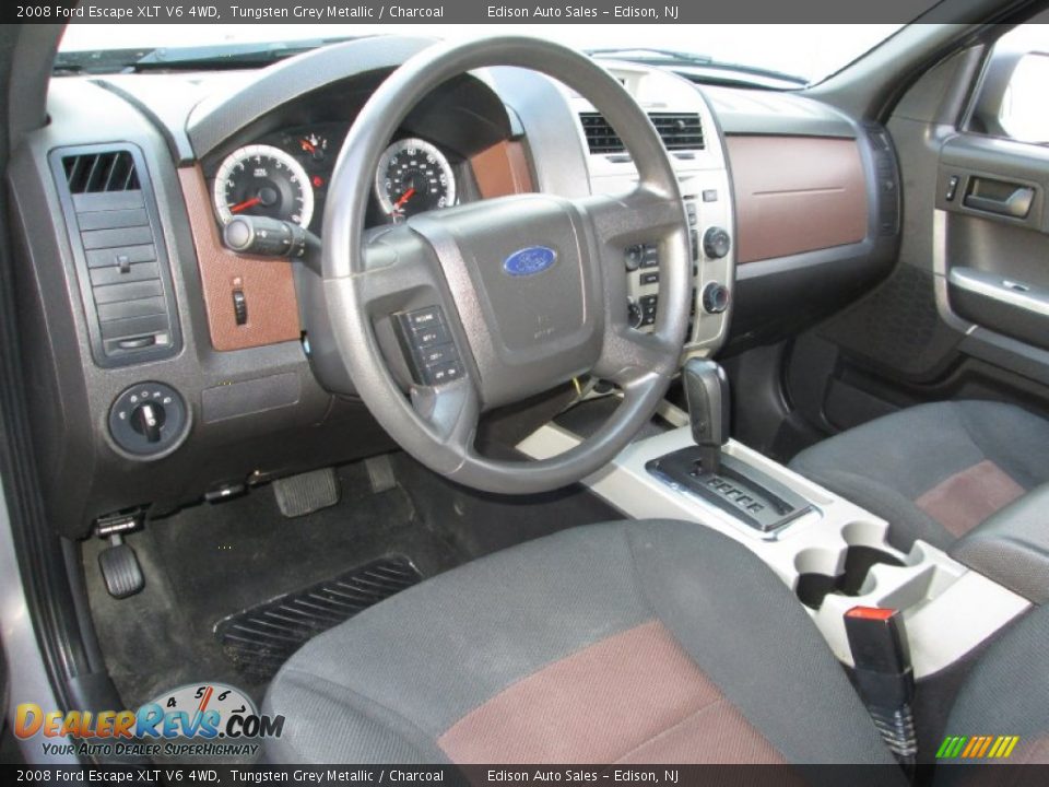 2008 Ford Escape XLT V6 4WD Tungsten Grey Metallic / Charcoal Photo #15
