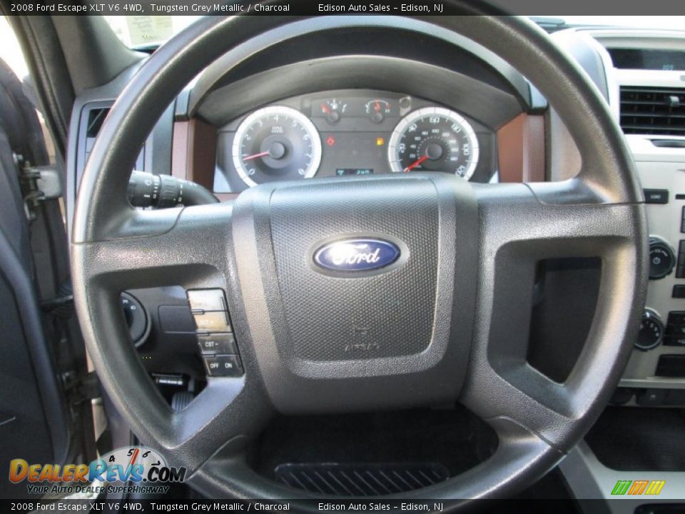 2008 Ford Escape XLT V6 4WD Tungsten Grey Metallic / Charcoal Photo #21