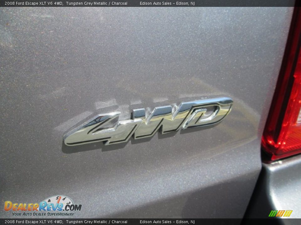 2008 Ford Escape XLT V6 4WD Tungsten Grey Metallic / Charcoal Photo #26