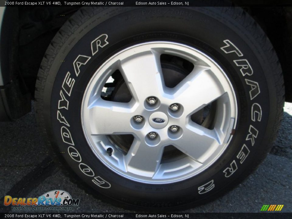2008 Ford Escape XLT V6 4WD Tungsten Grey Metallic / Charcoal Photo #27