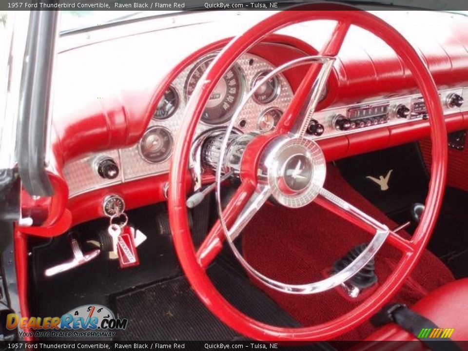 1957 Ford Thunderbird Convertible Steering Wheel Photo #7