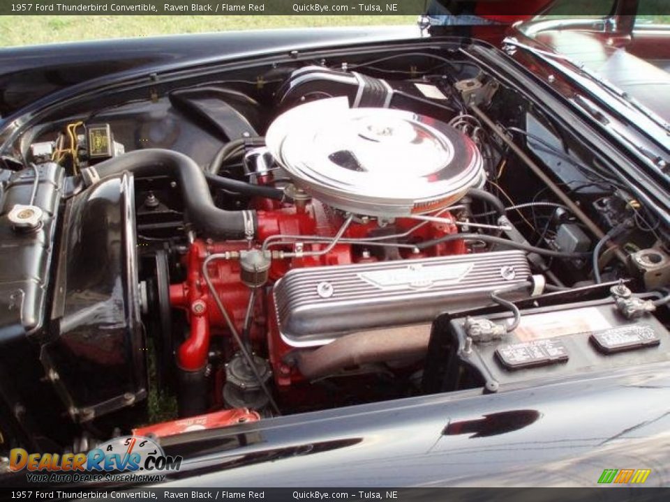 1957 Ford Thunderbird Convertible V8 Engine Photo #13