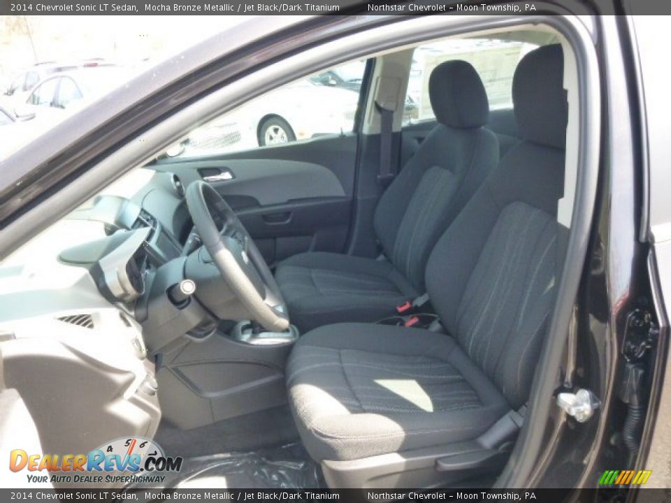 2014 Chevrolet Sonic LT Sedan Mocha Bronze Metallic / Jet Black/Dark Titanium Photo #10