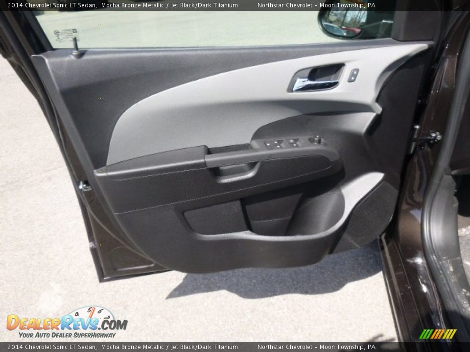 2014 Chevrolet Sonic LT Sedan Mocha Bronze Metallic / Jet Black/Dark Titanium Photo #11