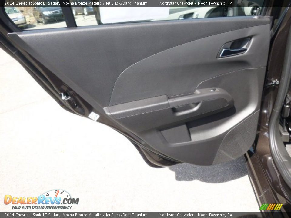 2014 Chevrolet Sonic LT Sedan Mocha Bronze Metallic / Jet Black/Dark Titanium Photo #13