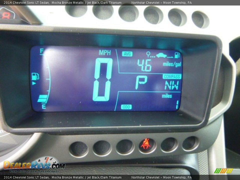 2014 Chevrolet Sonic LT Sedan Mocha Bronze Metallic / Jet Black/Dark Titanium Photo #19
