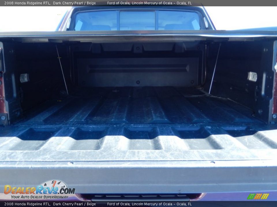 2008 Honda Ridgeline RTL Dark Cherry Pearl / Beige Photo #6