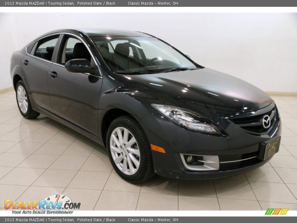 2013 Mazda MAZDA6 i Touring Sedan Polished Slate / Black Photo #1