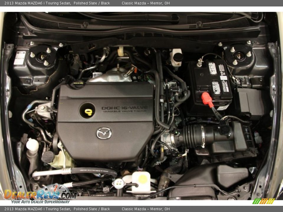 2013 Mazda MAZDA6 i Touring Sedan Polished Slate / Black Photo #16