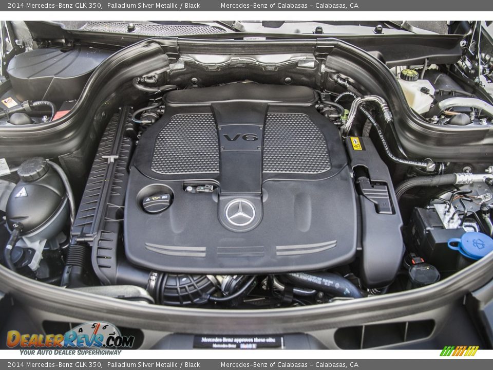 2014 Mercedes-Benz GLK 350 Palladium Silver Metallic / Black Photo #9