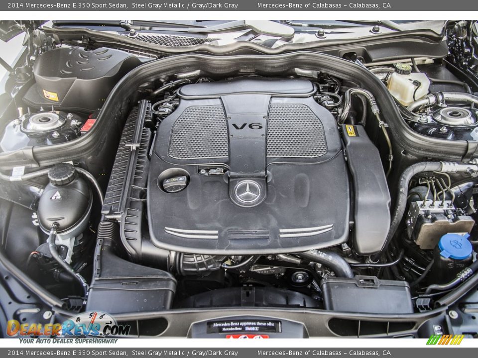 2014 Mercedes-Benz E 350 Sport Sedan Steel Gray Metallic / Gray/Dark Gray Photo #8