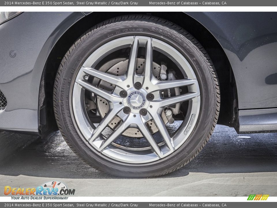 2014 Mercedes-Benz E 350 Sport Sedan Steel Gray Metallic / Gray/Dark Gray Photo #9