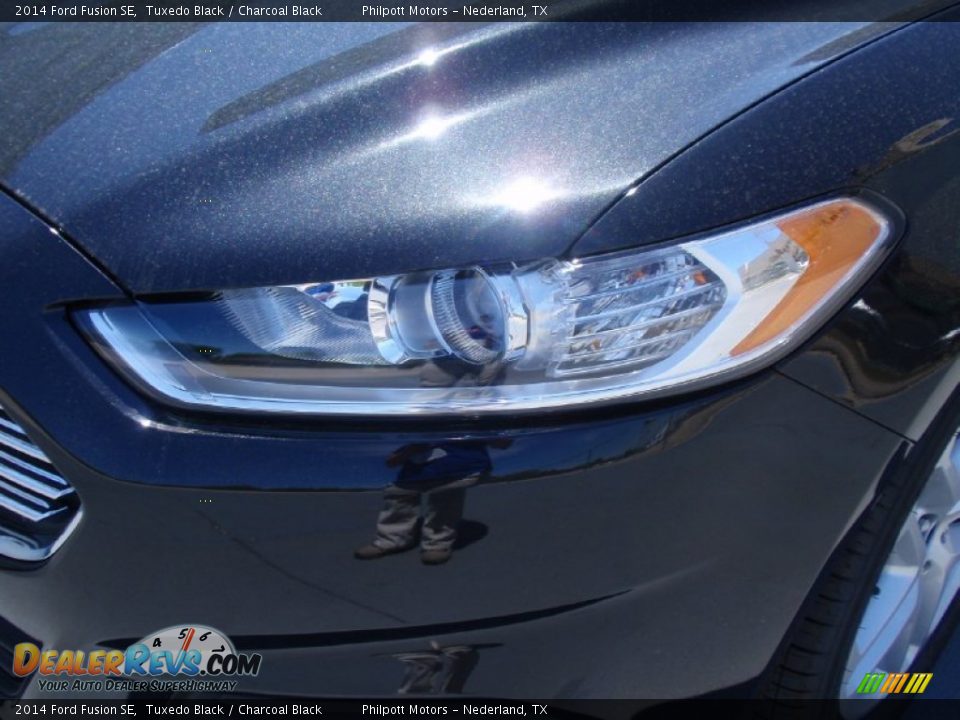 2014 Ford Fusion SE Tuxedo Black / Charcoal Black Photo #9