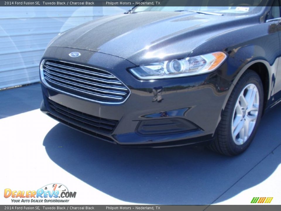 2014 Ford Fusion SE Tuxedo Black / Charcoal Black Photo #10
