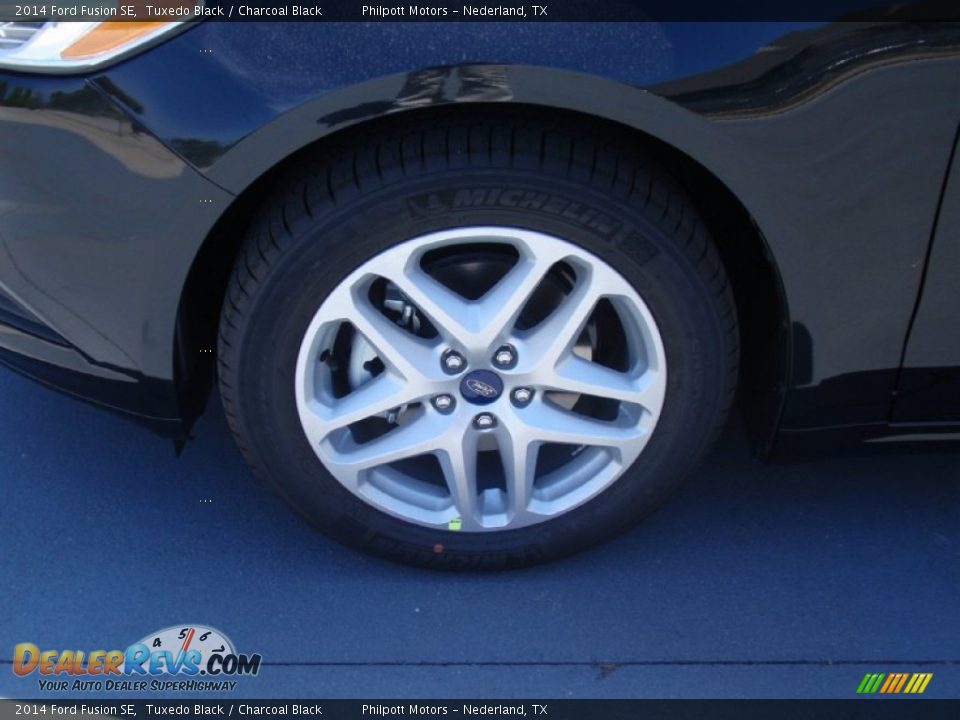 2014 Ford Fusion SE Tuxedo Black / Charcoal Black Photo #11