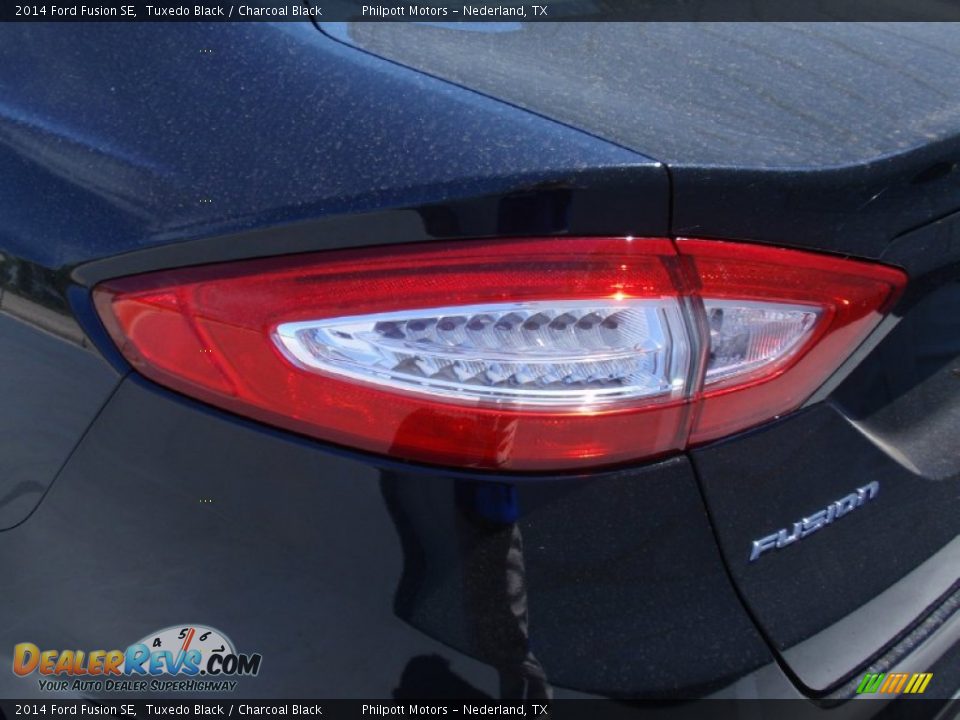 2014 Ford Fusion SE Tuxedo Black / Charcoal Black Photo #12