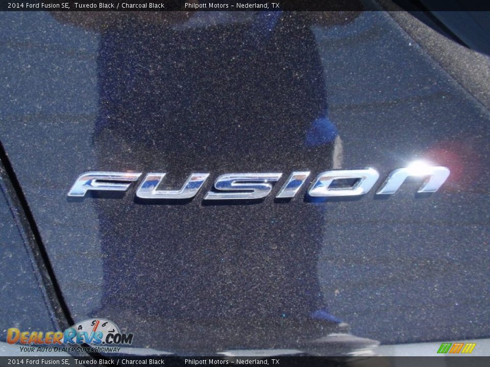 2014 Ford Fusion SE Tuxedo Black / Charcoal Black Photo #13