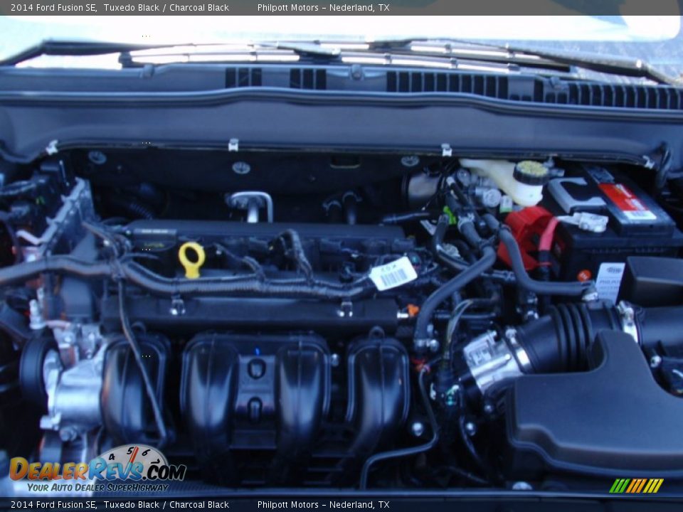 2014 Ford Fusion SE Tuxedo Black / Charcoal Black Photo #16