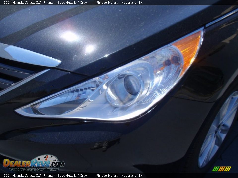 2014 Hyundai Sonata GLS Phantom Black Metallic / Gray Photo #9